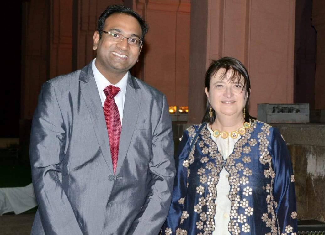 With Consul General Katherine Hadda from US Embassy ,Hyderabad at a very exclusive meeting organised by US Consulate which had only 60 members including Consulate members . Happy to have met a wonderful personality like her. Everyone who attended was a special invitee.